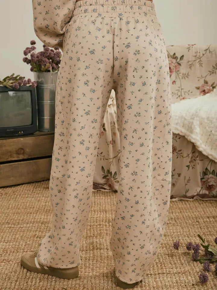 Ditsy Floral Wide Leg Pants
