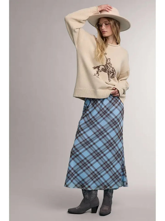 Rodeo Cowboy Western Graphic Sweater