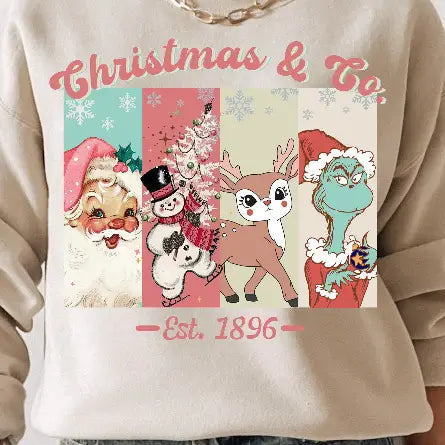 Christmas Vintage Santa Sweatshirt