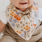 4 Pack Baby Bandana Bibs - Eden