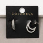 Double Layered Hoop Earrings