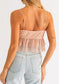 LAYERED MESH SEQUIN TOP- XS, M, L